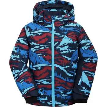 Chlapecká bunda Peek U Rot/ Hellblau 3927633 128