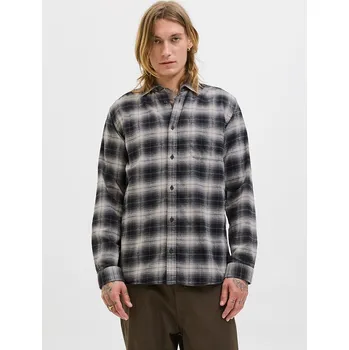 Pánská košile Košile Jack & Jones Schwarz/ Grau 2521168 XL