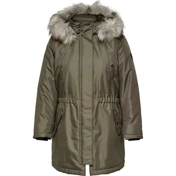 Dámská vesta Bunda ONLY Carmakoma Khaki 8860910 54