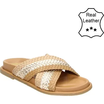 Dámské pantofle Bullboxer Beige/ Hellbraun 4560876 38