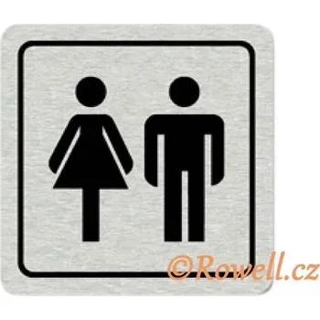WC štětka CPP 'WC Dámy+Muži' nerez (CPP 'WC Dámy+Muži' nerez v povrchu nerez. Jednoduchý a funkční doplněk do interiéru.)