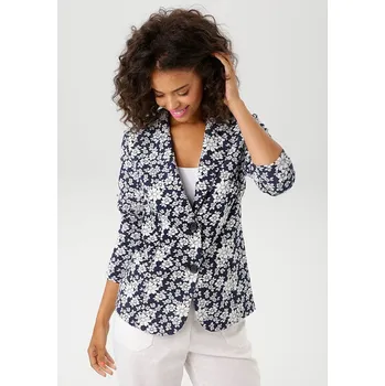 Dámská vesta Bunda Aniston Dunkelblau/ Weiß 193704 38