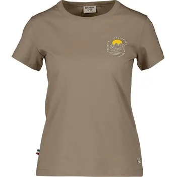 Dámské tričko Tričko DOLOMITE Grau/ Beige 428185 S