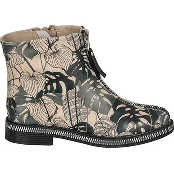 Dámské kozačky Boty Streetfly Beige/ Schwarz/ Bunt 5646533 38