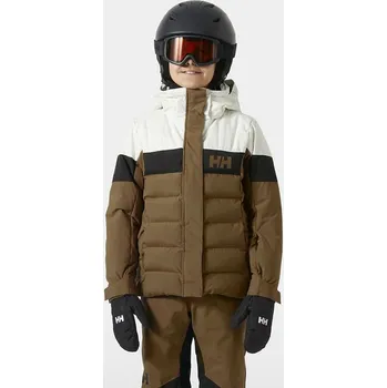 Dívčí bunda Helly Hansen Khaki/ Creme 6837738 152