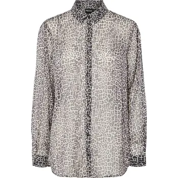 Dámská móda Pieces Schwarz/ Weiß 3002296 L