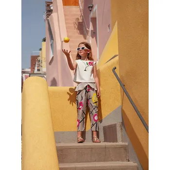 Dívčí tričko Tričko LiaLea Beige/ Weiß 5267577 116