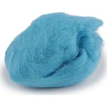 kreativní sada Stoklasa Ovčí rouno 5 g česané MIX: Modrá