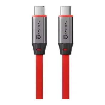 Datový kabel Tactical Fat Man 2.0 Cable USB-C/USB-C 1m Red