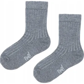 Dámské ponožky EMEL PONOŽKY ORGANICKÁ BAVLNA S ŽEBROVÁNÍM 19-22