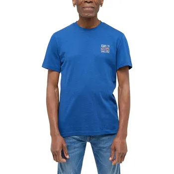 Pánské tričko Tričko Mustang Blau 159444 XL