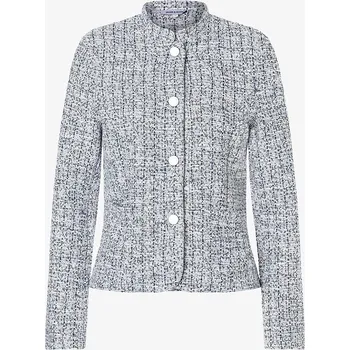 Dámská vesta Bunda More & More Weiß/ Blau 8293114 38