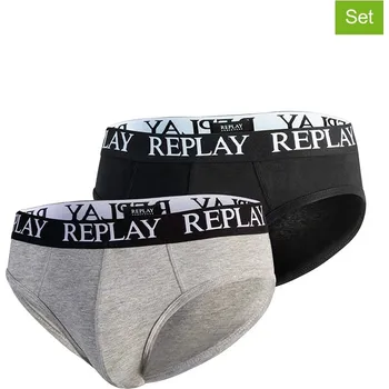 Slipy Slipy Replay Underwear Grau/ Schwarz 1736804 S