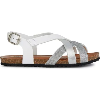 Dívčí sandály Geox Weiß/ Silber 5683048 25