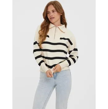 Dámská móda Vero Moda Creme/ Schwarz 4257900 S