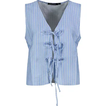 Dámská vesta Vesta Sublevel Hellblau/ Weiß/ Grün 2179652 XL