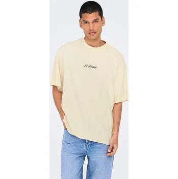 Tričko ONLY & SONS Beige 4214994 S