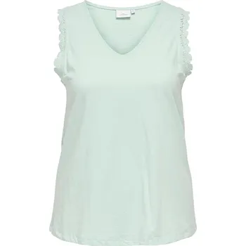 Dámské tričko ONLY Carmakoma Türkis 8998065 50/52