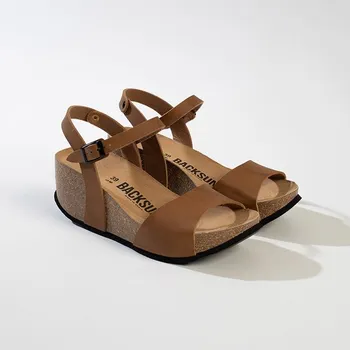 Dámské sandále BACKSUN Hellbraun 3204152 40