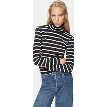 Dámský svetr LTB Schwarz/ Weiß 7240787 L