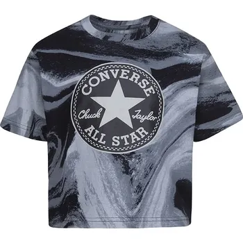 Dívčí tričko Tričko Converse Schwarz/ Grau 5738638 116
