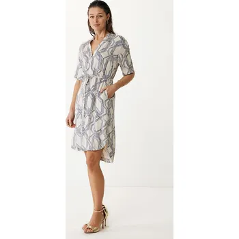 Dámské šaty Šaty Mexx Creme/ Blau 4694474 M