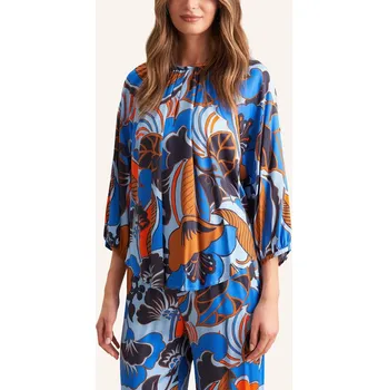 Dámské tričko Seidensticker Blau/ Camel 869990 44