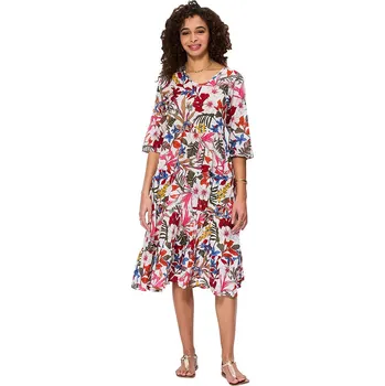 Dámské šaty Šaty Aller Simplement Weiß/ Bunt 665760 38/40