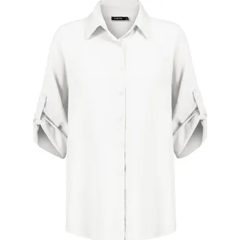 Dámská košile Košile Sublevel Weiß 1266136 M/L