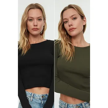 Dámské tričko trendyol Oliv 6503931 M