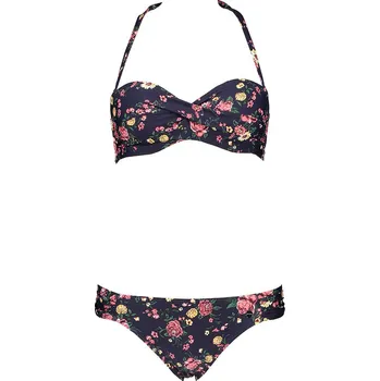 Dámské plavky Plavky LASCANA Dunkelblau/ Pink 6713769 36E-Cup