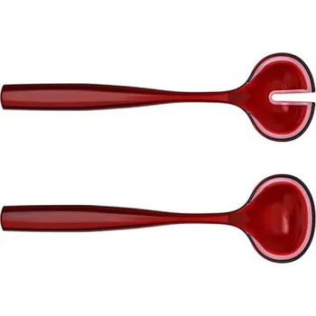 Příbor na servírování salátu GUZZINI Dolce Vita Rosso salad serving cutlery