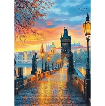 Diamantové malování Diamantové malování/Huacan - Karlův most