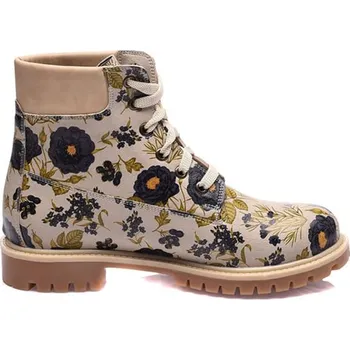 Dámské kozačky Boty Streetfly Beige/ Schwarz/ Grün/ Bunt 5131132 38