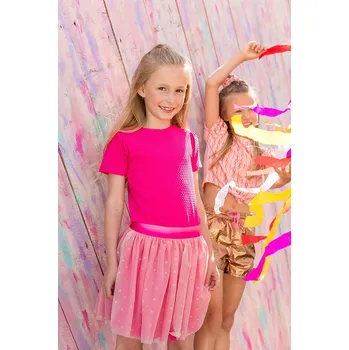 Dívčí šaty B.Nosy Pink 7597765 152