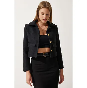 Dámský svetr Happiness Istanbul Schwarz 9254910 38