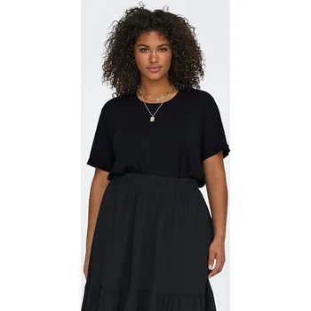 Dámské tričko Tričko ONLY Carmakoma Schwarz 1282016 XL-54