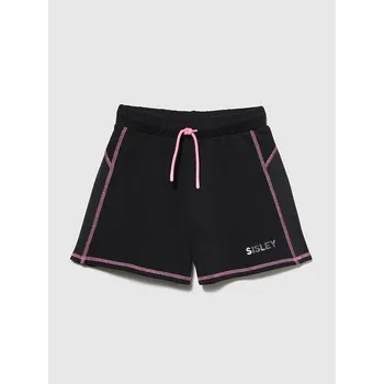 Dívčí kraťasy Sisley Schwarz 6498509 168