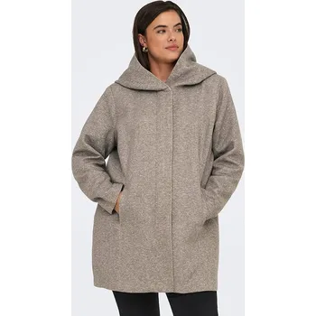 Dámská móda Bunda ONLY Taupe 2064868 L-50/52