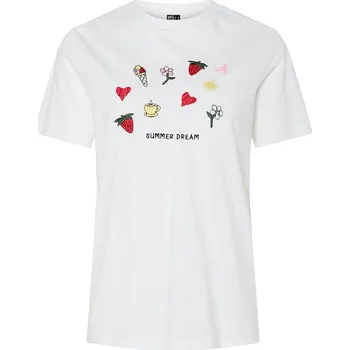 Dámské tričko Tričko Pieces Weiß 206215 M