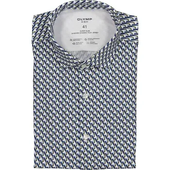 Pánská košile Košile OLYMP Dunkelblau/ Weiß 9489645 37