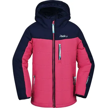 Dívčí bunda Peek U Dunkelblau/ Pink 911770 116