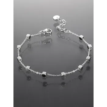 Řetízek Prosperk Náramek z chirurgické oceli kostky S5245