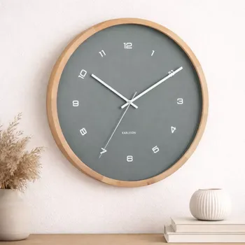 Hodiny Karlsson Designové nástěnné hodiny 5938GR, 41 cm