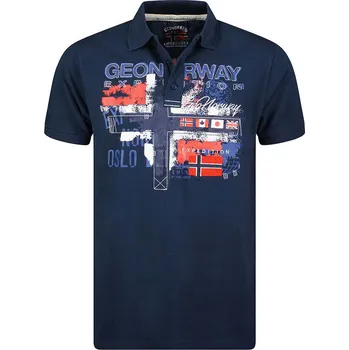 Chlapecké tričko Tričko Geographical Norway Dunkelblau 3853190 152