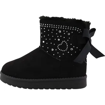 Dívčí kozačky Tom Tailor Schwarz 886011 30