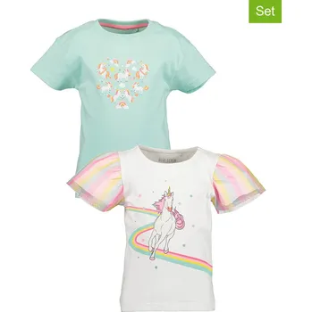Dívčí tričko Tričko Blue Seven Weiß/ Türkis/ Bunt 244888 98