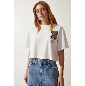 Dámské tričko Tričko Happiness Istanbul Weiß 6162809 38