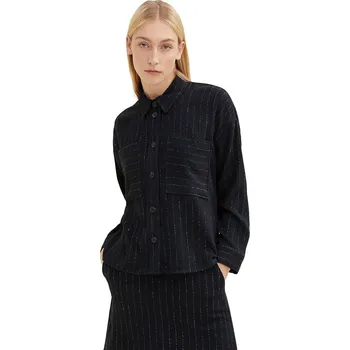 Dámská vesta Bunda Tom Tailor Schwarz 8701608 42