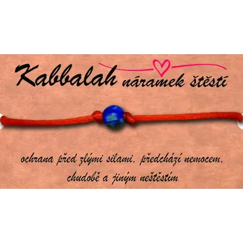 Náramek Kabbalah náramek Lapis Lazuli